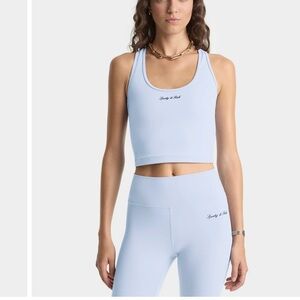 Sporty & Rich Blue Sports Bra